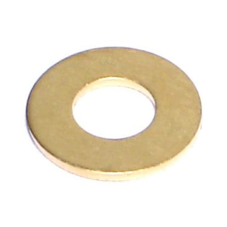 Flat Washer, Fits Bolt Size 1/4 In (#14) ,Brass 36 PK